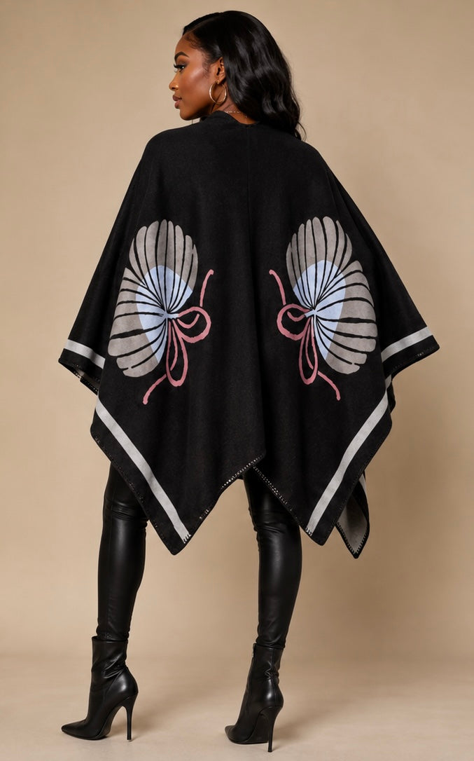 Black Butterfly Shawl