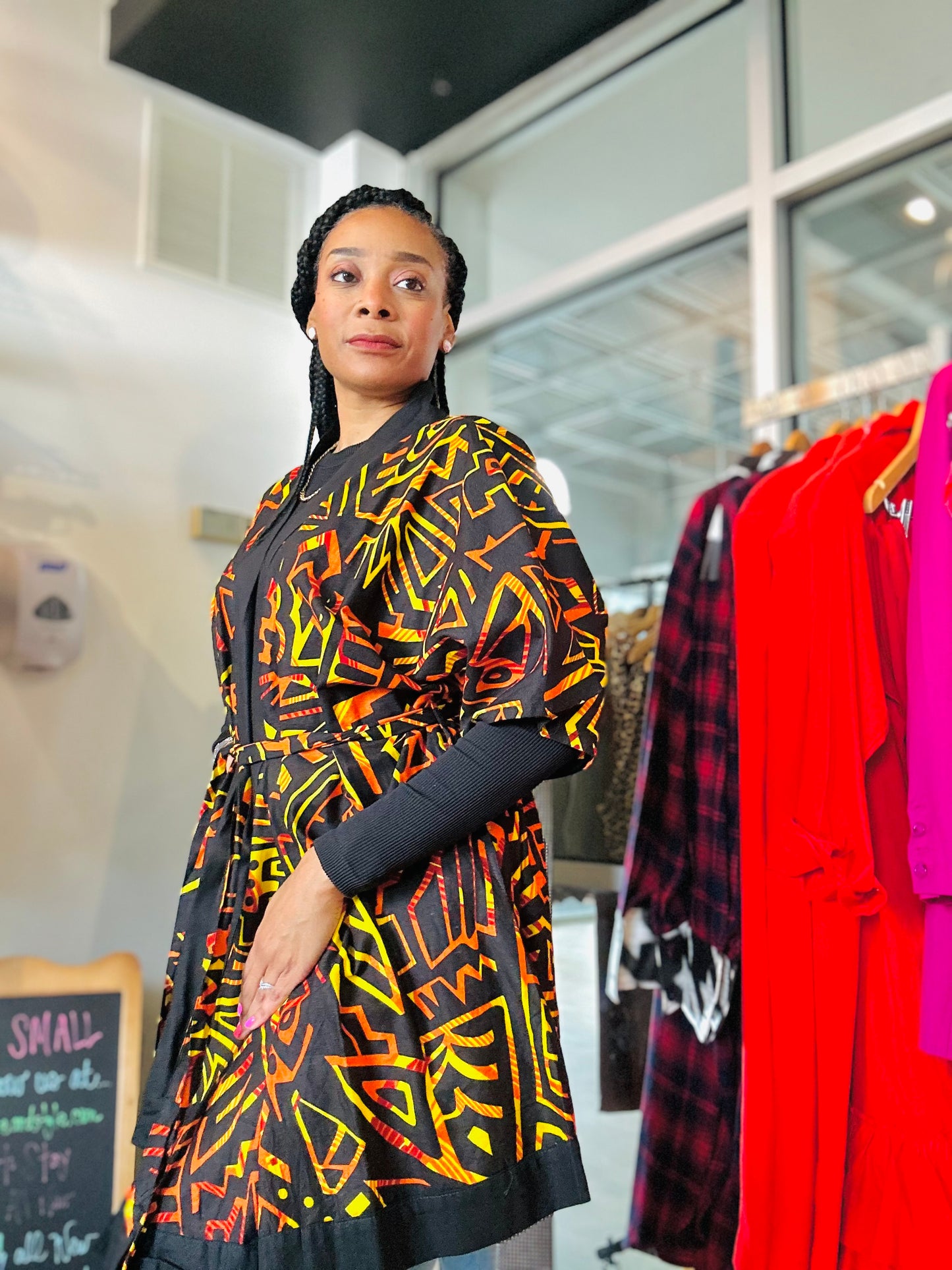 Honey Fire Kimono Jacket