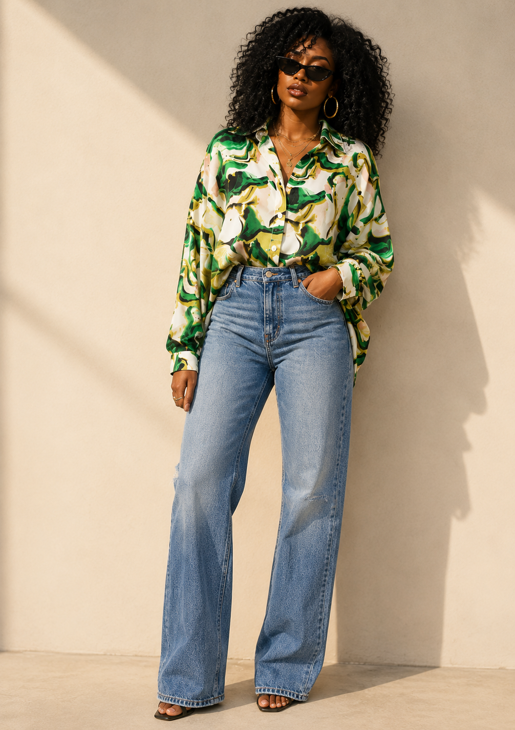 The Luxe Leaf Blouse