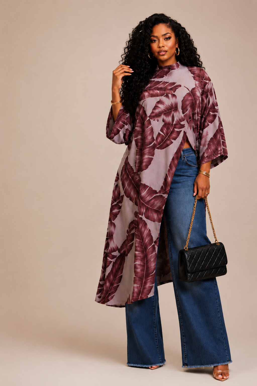 The Bordeaux Bloom Blouse