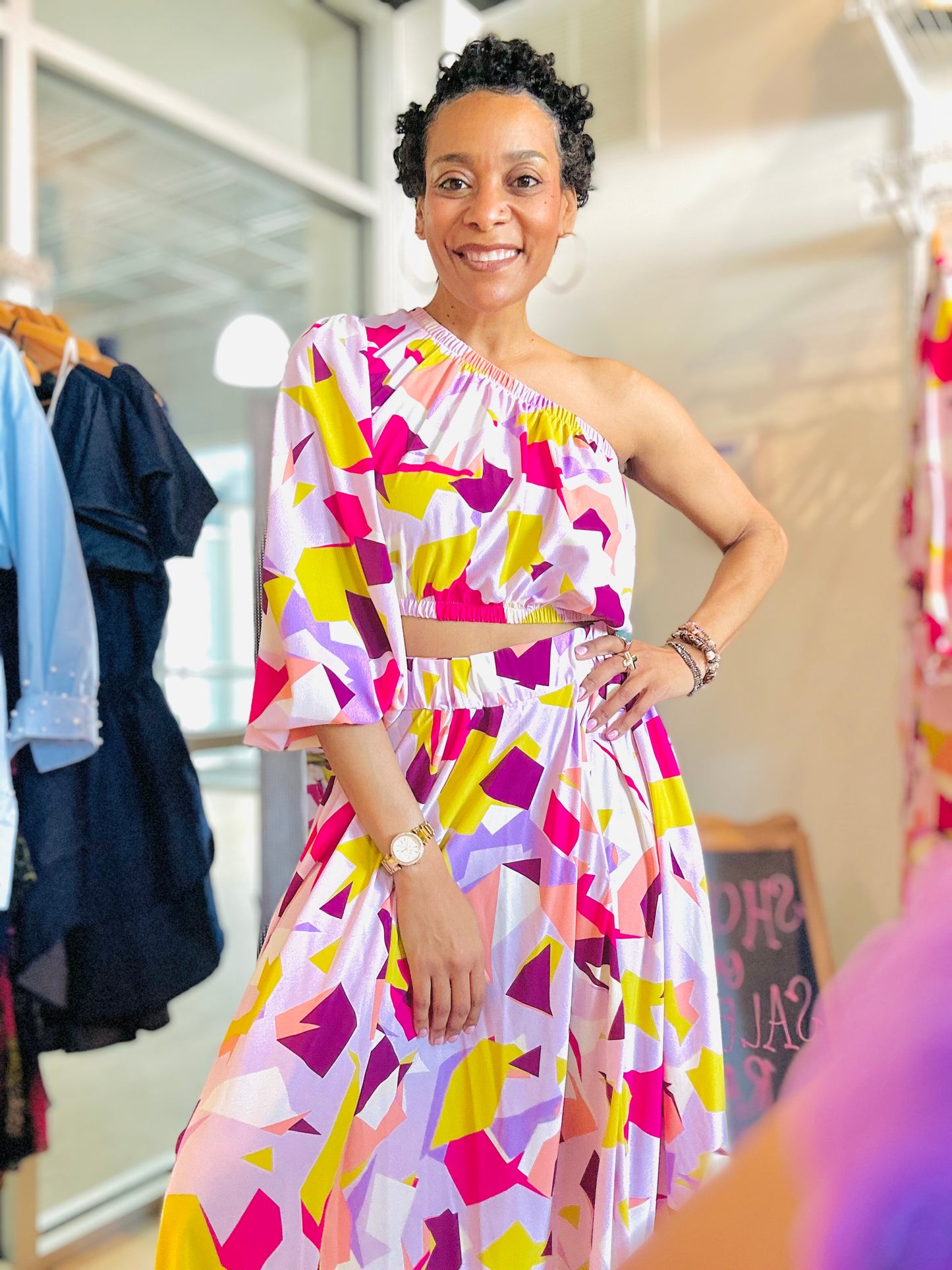 Spring Cut Out Maxi Dress